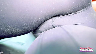 Yoga Debut! Flexible Brunette Raelyn Sloppy Deepthroat Hard Pounding!