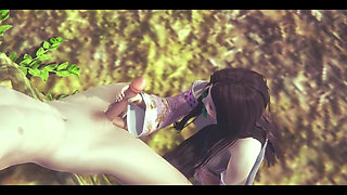 Demon Slayer Hentai - Nezuko and Shinobu Hardsex - Japanese Asian Manga Anime Film Game Porn