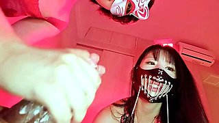 These Sexy Japanese Hotties Have Fun With This BBC