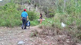 Busty Latina Stepdaughter Fucked Hard By Old Man In Jungle - Big Ass & Wet Pussy