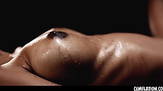 Cumflation & Internal ejaculation Compilation - Latina Ebony Yam-sized Boobies Chicks Crammed With CRAZY Amounts of Jizz