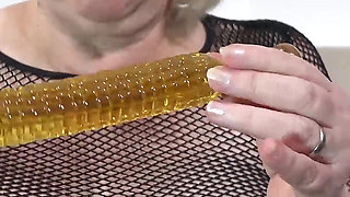 Sheer Skirt and Fishnet Top