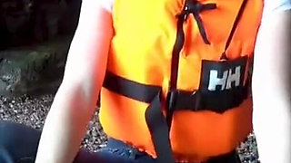 Lifejacket and Jeans on the Beach