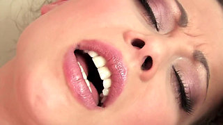 Amateur masturbation from brunette MILF Karmella Sutra