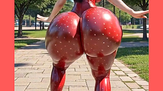 Polka dot leggings big ass moves rich