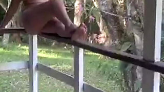 I Made My Dream Come True I Swam Naked in My Neighbor's Pool Then I Gave Him My Tasty Pussy