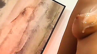 Wet and Messy Dildo Blowjob Fuck After Bukkake Party