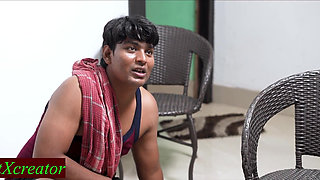 Indian Village Boy Amazing Sex with Boss Wife! Beautiful Malkin Fuck
