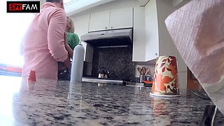 Stepsis Begs For Stepbro's Cock After Thanksgiving Dinner