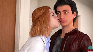 Virtual mom with big boobs in a wild pc porn game adventure