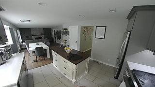 Coffee Time Kitchen Blowjob