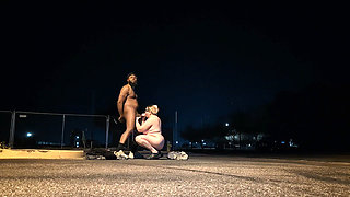Thick BBW Wife Public Sex on a Chilly Morning! Badblondiemonroe