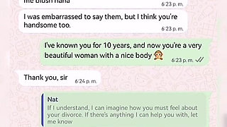 Hot Chat with My Stepdaughter's Best Friend