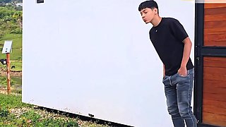 Slim Petite Redhead Latina Cutie Cheated On Her Husband, Letting Her Step-bro Fuck Her Face