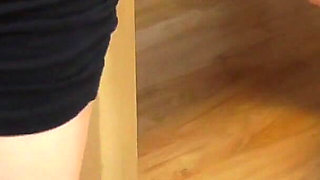 Lesbian`s Slave Has to Eat Dog Food!