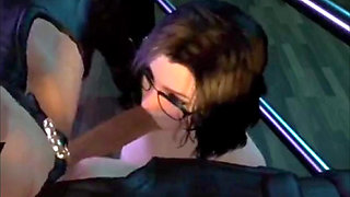 big boobed anime girl fucked in wrestling court.