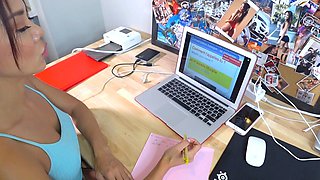 ayumi anime french lessons w asian teendouble fuck