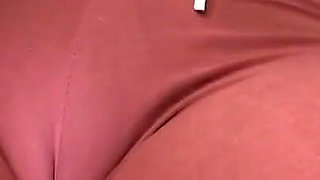 Worship My Fat Latina Camel Toe in Leggings