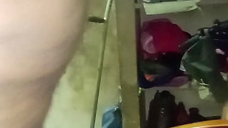 Tamil national woman Gayathri shows off her top in front of her husband