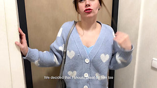 Russian Mommy Cheats On Friend With His Wife - Hot Blowjob & Doggy Style Fuck In 4K