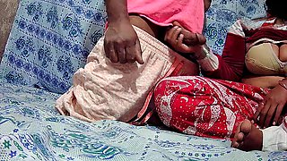 Indian couple enjoys lovemaking in the apartment