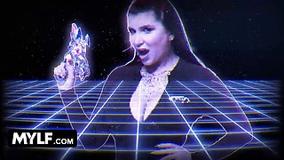 Mylf of the month - Romi Rain nails the alien to protect humankind!