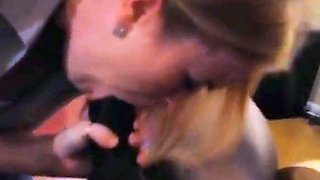 Amazing Interracial Amateur Blowjob