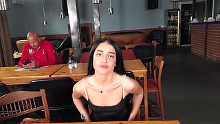 Ara Mix and Steve Q. having sex in the toilets