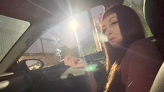 Italian Long Hair Big Tits MILF Artemisia Love Solo Cigarette Smoking and Boob Flashing Night Sesh