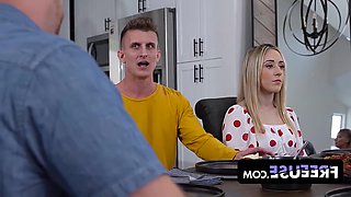 I had my boy's small-statured female companion, who is extremely pliable, extract