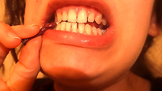 Giantess Stepsister Humiliates Tiny Stepbrother by Telling Him to Take a Foot Bath with Her but She Puts Tiny Stepbrother