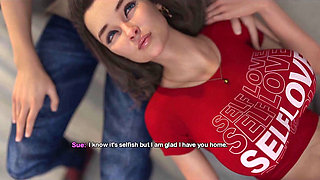 My Bimbo Dream - Setpmom Wears See Through Clothes at Work