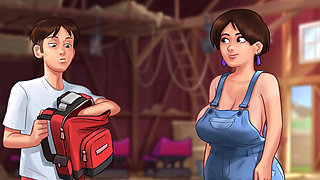 Summertime saga: the nurse helped Johannes