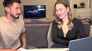 Blonde Teacher's After-Class Forbidden Passion