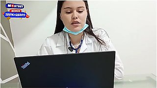 Doctor Examines My Cock And Takes Out My Milk