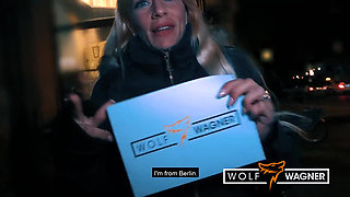 Hot German MILF Harleen Van Hynten lets modern-day tarzan cum on her big fake tits! Wolf Wagner