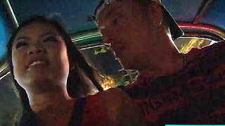 Petite Thai teen bargirl pickup and fuck