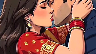 Indian secretary marries hardcore Dia in the night office promotion animation
