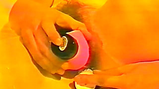 Self Double Penetration with Her Toys