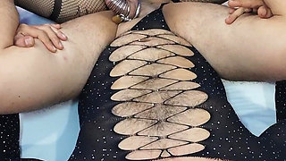 Sticking to Husband Sissy Full Video We Play with Long Dildo