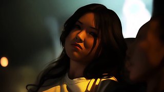 AI HENTAI - Asian Teens Get Possessed By Alien Creature