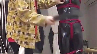 Mz11-latex Suit Restraint and Whipping