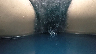 Hot Wife Big Pussy Close up in Ocean Waves, Standing up Homemade Sex Carrying