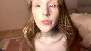 Blowjob on My Huge Dildo with a Bit of Deepthroat
