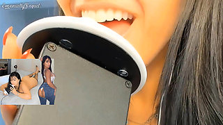 Asmr Intense Emanuelly Raquel Mouth Sounds Rubbing Her Pussy on Your Face