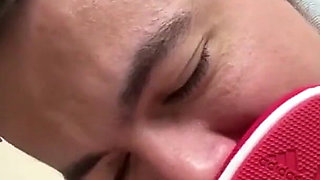 Roommate Gym Sweaty Feet Worship and Smell Ep 2