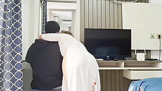 My Stepmom Distracted Me From Work And I Fucked Her So Hard And Hot