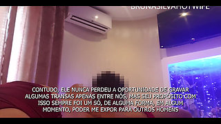 Married Brazilian Woman Being Exposed by Her Husband - Brunasilvahot