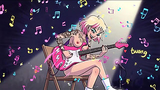 AI Girl Guitarist: Live Performance