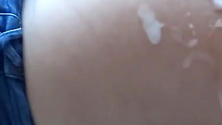 I Masturbate While Caressing My Stepmother and I Cum in Her Big Ass